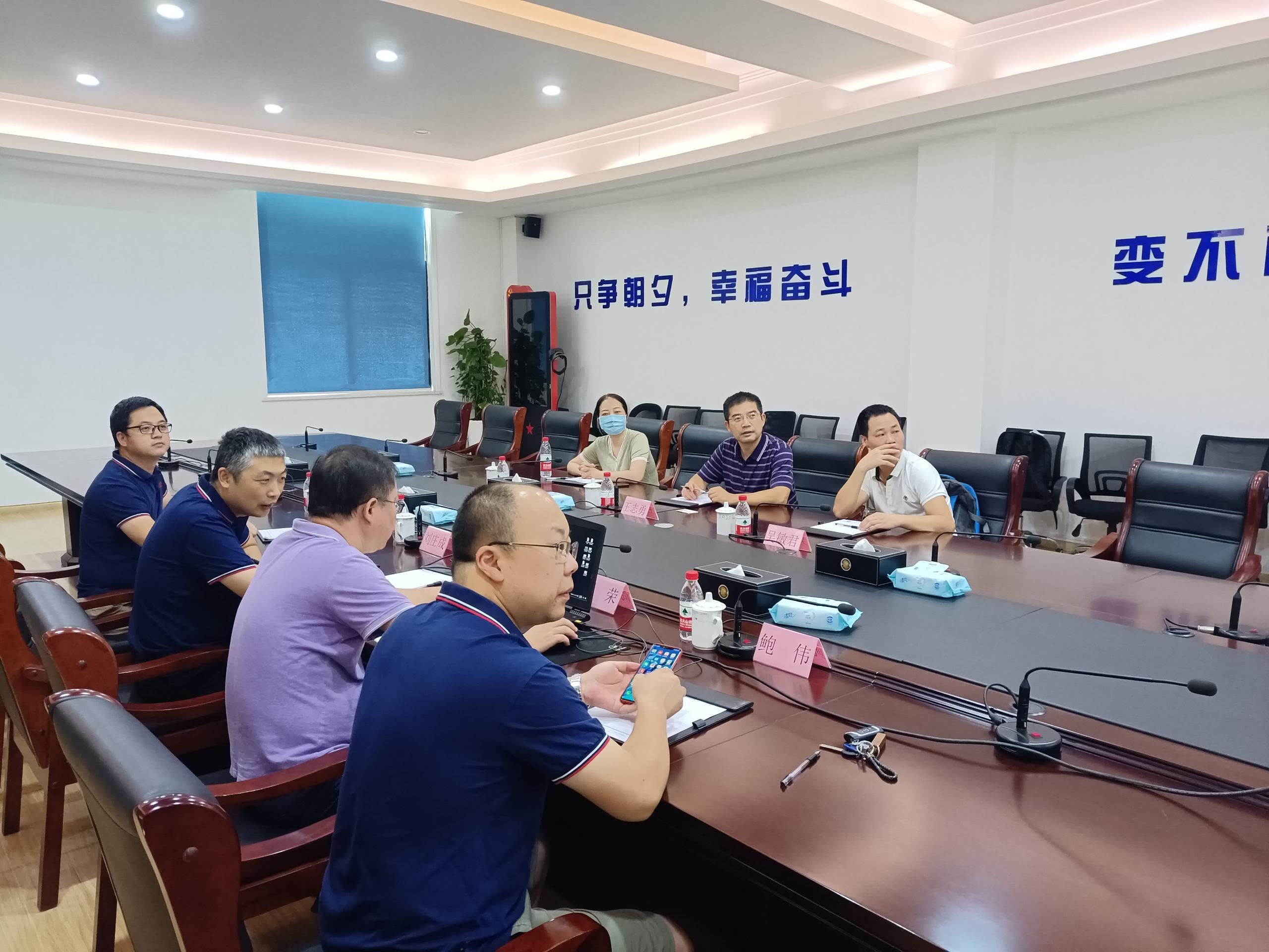 参观学习共成长，交流互动促发展——大红鹰dhy测控代表一行到访智昌科技